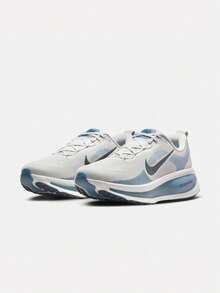 Men's Nike Vomero 18 Low-Top Running Shoes HM6803-015 - Blue and White - View 3