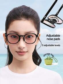 Beneunder Wellington Frame Sculpting Foldable Fashion Glasses FD003 - Pink - View 6