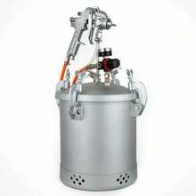 10L Paint Spray Gun Paint Container Pressure Container Suction New Paint Spray Gun - Silver - View 7
