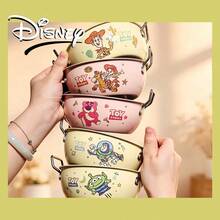 Disney Cartoon Stainless Steel Bowl, 304 Stainless Steel Double Handle Bowl, Shatterproof Tableware - Multicolor - View 2
