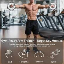 Arm Exerciser 360° Rotation Core & Full Body Workout Equipment 360° Hand-Crank - White - View 2