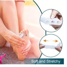 1 Pair Gel Toe Separators, Suitable For 3rd To 5th Toes, Toe Separators, Flexible Foot Support Tool For Yoga, Running And Daily Use - Multicolor - View 9
