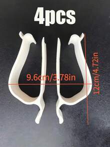 2/4件裝馬桶座穩定器，解決馬桶搖晃或對齊不準問題，輕鬆對齊馬桶，防止移位或晃動，浴室輔助工具 - 多款 - 查看 11
