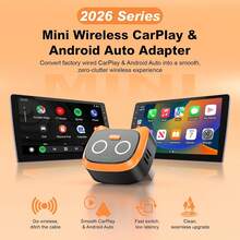 2 In 1 Wireless CarPlay And Android Auto Adapter, Easy Setup Plug And Play, Fast Seamless Use Supports 1000+ Cars With Built-In Wired Car Play/Android Auto Compact Design Car Adapter - Yellow B - View 2