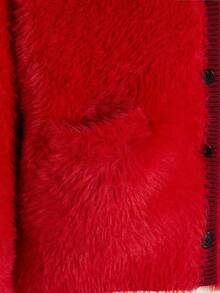 Adidas Originals Women's CRFT Cardigan Knit Sport Cardigan KT3171 - Red - View 5