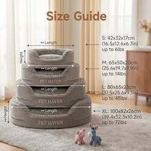All-Season Dog Bed, Breathable And Warm Dual-Use Pet Bed, Washable Calming Round Bed For Small, Medium And Large Dogs - Grey - View 2