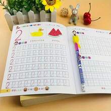 1本 0-50數字描紅－初學者草寫練習簿－附鉛筆描紅指南，適合初學者與成人的草寫練習簿 - A - 查看 2