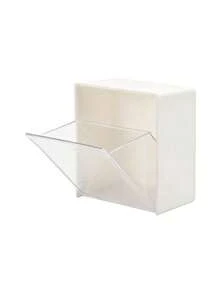 4pcs Wall-Mounted Storage Boxes - Cosmetic Storage Box, Jewelry Storage Box, Plastic Storage Rack, For Organizing And Storing Dental Floss, Hair Ties, Hair Clips, Powder Puffs And Other Items. Suitable For Home, Dorm, Commercial Space - Multicolor - View 12