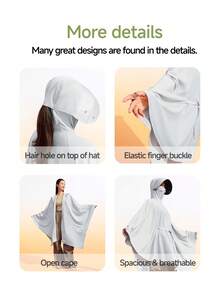 Chaqueta de protección solar anti-UV Hydrosilver Shell para mujer Beneunder MP800 - Gris - Ver 5