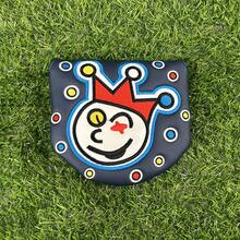 1PC Cartoon Joker Pattern Golf Mallet Putter Cover, Half Round Golf Putter Head Cover With Cute Graphic, Fits Most Brand Mallet Putters - Multicolor - View 3