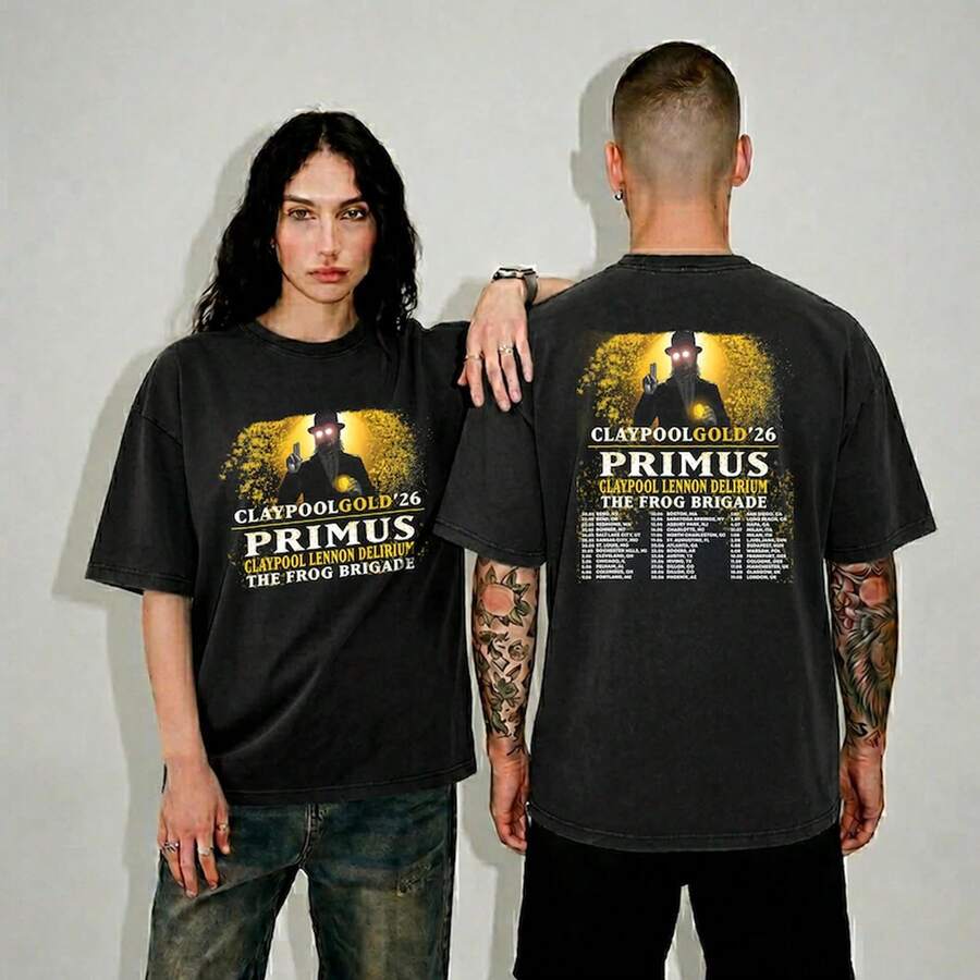 Men T-Shirts - 黑色 - 查看 1