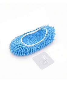 10/6/2Pcs(Shoe Covers And Hooks) Chenille Shoe Cover Set: Hand Wash-Free, Reusable Microfiber Dusting Shoes - Simply And Fun Cleaning Your Floors! - Multicolor - View 9