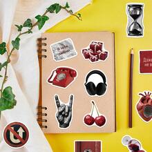 SCXXBSW 50pcs Retro Y2K Russian Stickers, Anime Decorative Stickers, Classic Gift Decorations, Value-For-Money Cute Cartoon Stickers, Waterproof And Durable. Ideal For Decorating Phone Cases, Can Be Applied To Laptops, A Top Choice For Holiday Gifts. - Multicolor - View 6