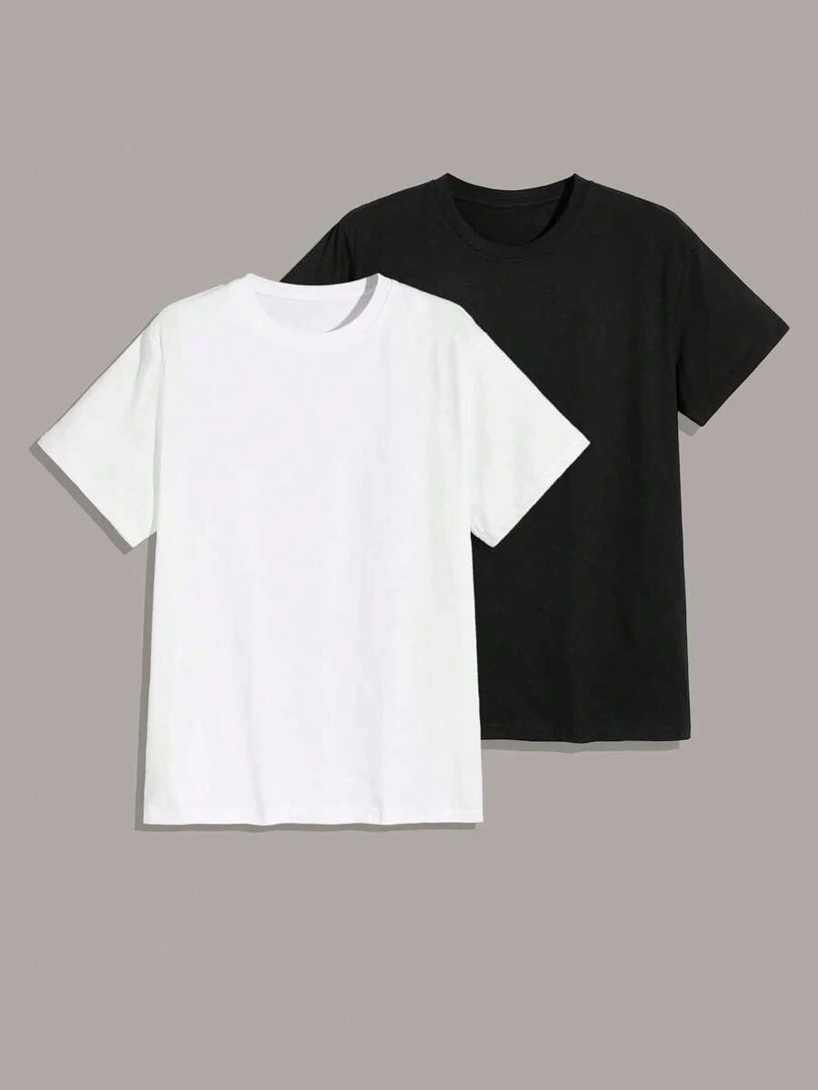 Women T-Shirts - Black and White - View 1