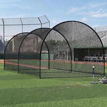 22ft Baseball Batting Cage Heavy-Duty Hitting Net W/ Sturdy Frame Training Cage - Default - View 1