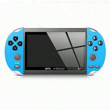 X7 4.3 Inch HD Screen Mini Portable Video Game Console Handheld Game Player Dual Joystick Built-In 1000 Games MP5 Game Controller TV Output - View 5
