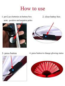 LED發光派對用品 發光裝飾道具，適用於萬聖節、聖誕節、情人節、夜店酒吧、夏季派對、舞台表演、生日禮物、舞會裝飾、節日裝飾 - 派對用品 - 查看 9