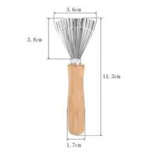 1 pièce Nettoyant de brosse à cheveux en polyrésine, griffe de nettoyage de peigne créative, outil de nettoyage de brosse à cheveux, cuisine, salle de bain, maison, fournitures ménagères, cadeau de Noël pour les fêtes - Ensemble de 4 pièces - Voir 2