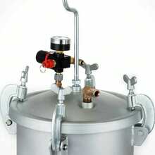 10L Paint Spray Gun Paint Container Pressure Container Suction New Paint Spray Gun - Silver - View 6