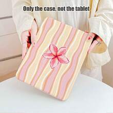 Striped, Floral And Other Pattern Painted Effect Tablet Protective Case, Built-In Pen Slot, With Stand, Suitable For Honor 8/9/10/X8/X8A/X9/X8Pro/X9Pro And Other Models/ MatePad Se 11 Inch/MatePad 11 Inch/11.5 Inch, MatePad Pro Apple 10th/11th Generation 2025 (A16), Galaxy Tab A7/A9 And Other Popular Models - Multicolor - View 9