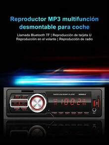 Bluetooth Car Player, Car MP3 Player, LED Display, Christmas Gift - Black - View 7