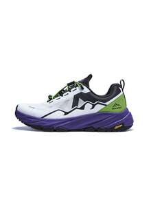 CAMEL CROWN Women's Mid Top Non-Slip Hiking Trail Running Shoes, No-Tie Laces - Aurora Purple - View 1