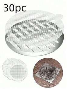 5/10/20/30pcs Drain Strainer Cover, Hair Catcher, Shower Floor Drain Filter Sticker, Floor Drain Filter Sticker, Sink Strainer Sticker, Bathroom Tools, Bathroom Accessories - Multicolor - View 9