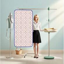1pc Portable Foldable Heat-Resistant Ironing Pad - Non-Slip PP Material, Multi-Surface Applicable, Space-Saving Foldable Ironing Board Alternative, Travel & Outdoor Design, With Door-Hanging Iron Rack, Suitable For Travel, Home, Dorm, Apartment, Hotel - Multicolor - View 1