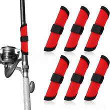 6 Pack Lure Wrap, 6 Inch Fishing Lure Covers Bait Gloves Fish Hook Storage Protectors Pole Sleeve Guard For Fishing Rod To Keep Fishermen - Multicolor - View 12