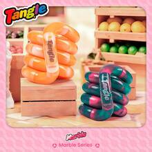 Tangle Twisting 大理石冰淇淋系列：壓力緩解玩具、ADHD 專注力訓練手指玩具，完美的節日禮物 - 彩色 - 查看 5