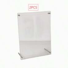 2 buah Stand Pajangan Foto Akrilik Transparan 4 Slot, Bingkai Foto Magnetik, Cocok untuk Foto Idola, Bingkai Foto Meja yang Lucu, Ideal untuk Foto Selfie, Koleksi Penggemar, dan Dekorasi Kamar, Musim Kembali ke Sekolah - beraneka warna - View 11