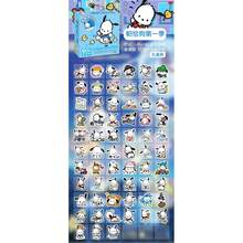 60pcs Sanrio Hello Kitty Kuromi My Melody Cute Cartoon Stickers For DIY Phone Computer Diary Notebook Cute Sanrio Stickers School Supplies - 60Pcs Pochacco Green - View 14
