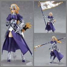 1pc New Movable Figma366# Doll, White And Blue Battle Girl Holy Knight Model, Ruler Style Jointed Anime Peripheral Collectible Decoration - Multicolor - View 2