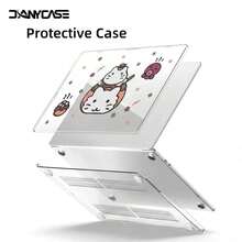 DANYCASE 13英寸笔记本电脑保护套，兼容2026款Neo 13英寸A3404、Air 13.6英寸A2681、A3113、Air 15英寸A2941、A3114、Air 13.3英寸A1932/A2179/A2337、Pro 13英寸A2251/A2289/A2338 - 透明貓咪 - 查看 2