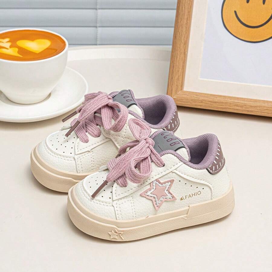 Infant Toddler Lightweight Soft Sole Walking Shoes, Anti-Slip Closed Toe Baby Sports Shoes - Pink - View 1