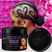Gel vuốt tóc giữ nếp mạnh giúp định hình tóc tết và tóc xoăn, làm mượt tóc xơ rối và chẻ ngọn, chứa dầu thầu dầu và dầu dừa, kiểm soát tóc con, không chứa paraben, sulfate, dầu khoáng và các thành phần gốc dầu mỏ - Kem - Xem 2