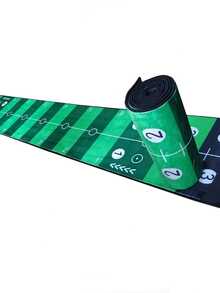 1pc Indoor/Outdoor Golf Putting Practice Trainer, Putting Practice Mat, Home/Office Golf Carpet - Multicolor - View 5