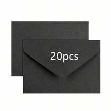 20/50pcs Vintage Square Mini Envelopes,Measuring 6.99cm*10.49cm, Exquisitely Elegant, Suitable For Various Occasions Such As Invitations, Business Cards, Greeting Cards,Christmas And Birthdays - Small Envelope - View 10
