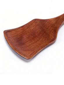 1pc/2pcs Wooden Spatula, Rosewood Hanging Design, Premium Wooden Spatula - Multi-Functional Cooking Tool, Suitable For Baking, Flipping, Stirring - Ideal Housewarming Gift, Christmas Decoration, Perfect For Home Cooks, Baking Essential | Elegant Kitchenware | - Brown - View 4