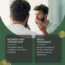 Aceite para el Cuidado de la Barba East Moon para Hombres: Solución Suave para Limpieza, Nutrición, Hidratación, Reparación, Suavizado y Acondicionamiento FJ6O - 1 - Ver 4