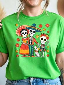 Women T-Shirts - 綠色 - 查看 1