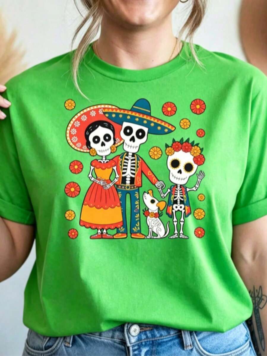 Women T-Shirts - 綠色 - 查看 1