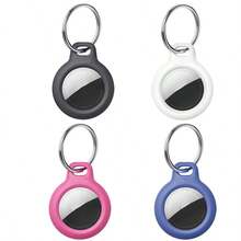 AirTag Protective Case Compatible With 1st And 2nd Generation, Keychain Apple AirTags Chain Tag Anti-Lost Device Key Ring Hard Shell Luggage Bag - Multicolor - View 1