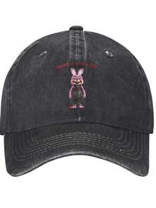 Men Baseball Cap - Black - View 1