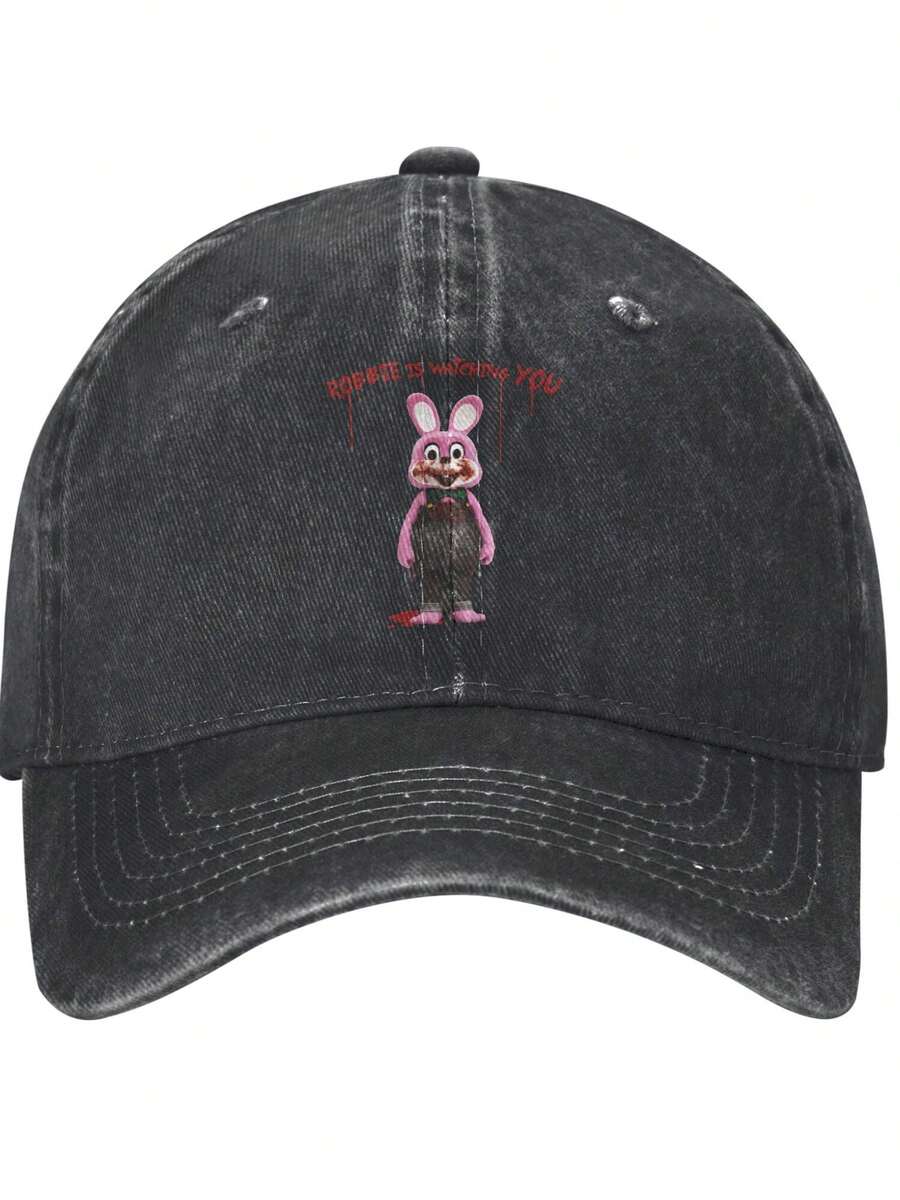 Men Baseball Cap - Black - View 1