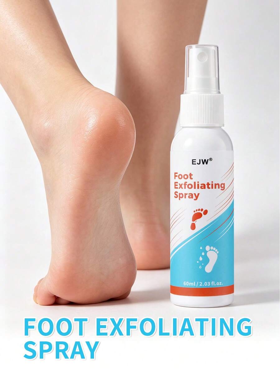 Semprotan Eksfoliasi Kaki, Melembutkan Kulit Mati dengan Cepat, Menghilangkan Kulit Mati yang Kasar dari Telapak dan Tumit, Mengandung Urea dan Asam Salisilat, Melembapkan dan Memperbaiki, Membuat Kaki Halus dan Lembut - Bunga - View 1