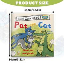 Kid Can Read Pat The Cat Early Reader Book Set, 12-Book Phonics And Story Reading Series For Long And Short Vowel Practice, Beginner Reading And Daily English Learning - Kid Can Read - View 4