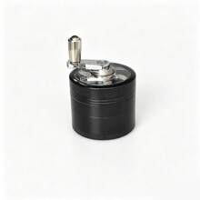 New Black Hand-Crank Manual Grinder, 40/50/63MM Three Sizes Available, 4-Layer Zinc Alloy Metal Crusher Grinding Accessory Tool! Suitable For Grinding Crusher! Multiple Sizes Available! - View 11
