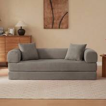 Boneless Sofa Combination Seat, Sleeper Sofa That Converts Into A Bed - 灰褐色 - 查看 1