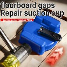 Laminate Flooring Gap Repairer Heavy Duty Suction Cup Puller Wood Flooring Repair Tool Set Without Wooden Mallet Suitable For Solid Wood, Vinyl Plank, Laminate, Engineered Wood, Bamboo, Cork Floating Floor Installation Tools Gap Closing Adjustable Edge Straightener - A - View 2